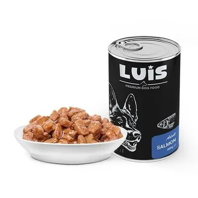 Luis Parça Somonlu Soslu Köpek Konservesi 400 GR - 2