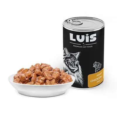 Luis Parça Tavuk Etli Soslu Kedi Yaş Maması 400 GR - 2