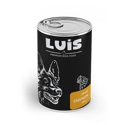 Luis Parça Tavuk Etli Soslu Köpek Konservesi 400 GR - 1