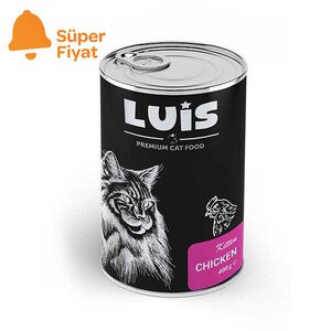 Luis Parça Tavuk Etli Soslu Yavru Kedi Konservesi 400 GR