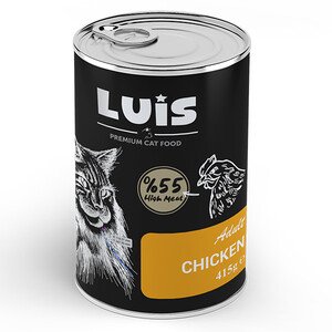 Luis Parça Tavuklu Soslu Yetişkin Kedi Konservesi 415 GR