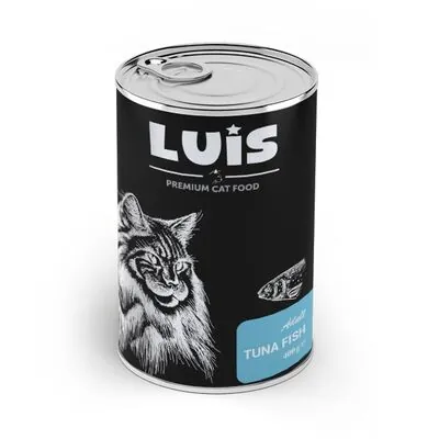 Luis Parça Ton Balıklı Soslu Kedi Konservesi 400 GR x 12 Adet - 2