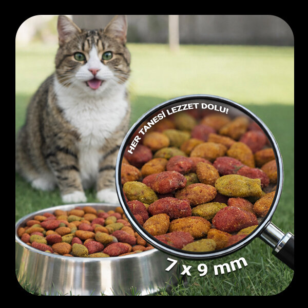 Luis Multicolor Renkli Taneli Tavuklu Yetişkin Kedi Maması 15 Kg - 5