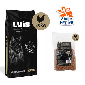 Luis Tavuklu Yetişkin Kedi Maması 15 Kg