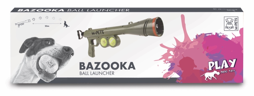 M-Pets Bazooka Top Fırlatıcı Köpek Oyuncağı - 1