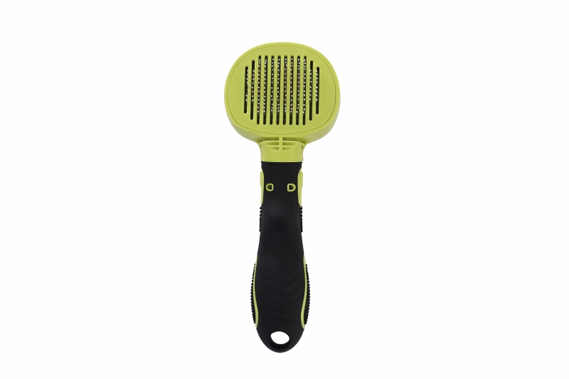 M-Pets Click And Groom Basmalı Masaj Uçlu Fırça 8x6,5x5 cm (S) - 2
