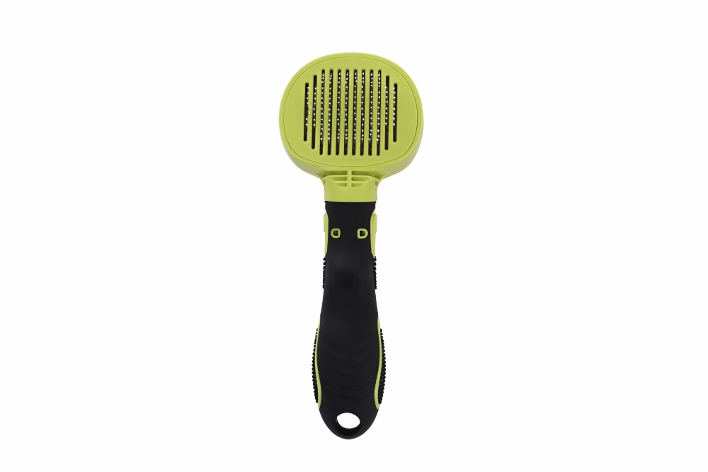 M-Pets Click And Groom Basmalı Masaj Uçlu Fırça 8x6,5x5 cm (S) - 2