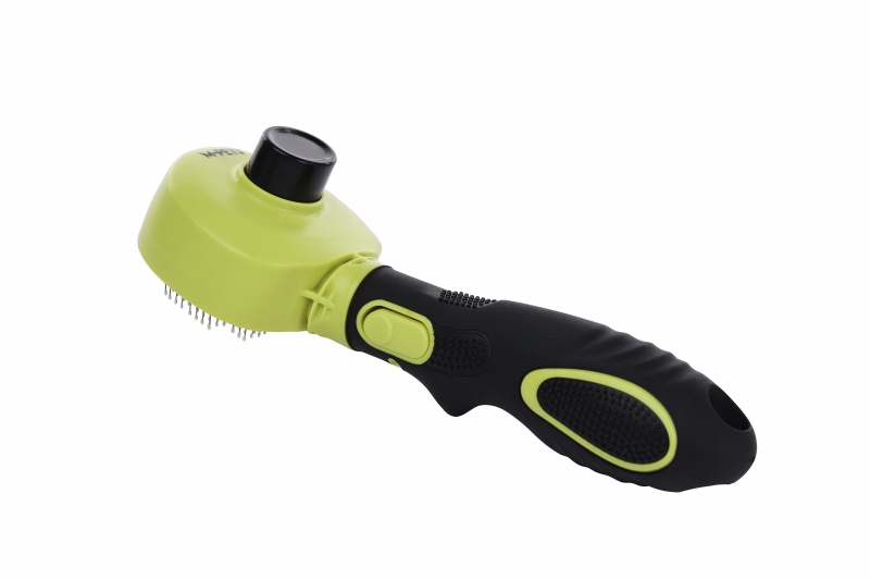 M-Pets Click And Groom Basmalı Masaj Uçlu Fırça 8x6,5x5 cm (S) - 3