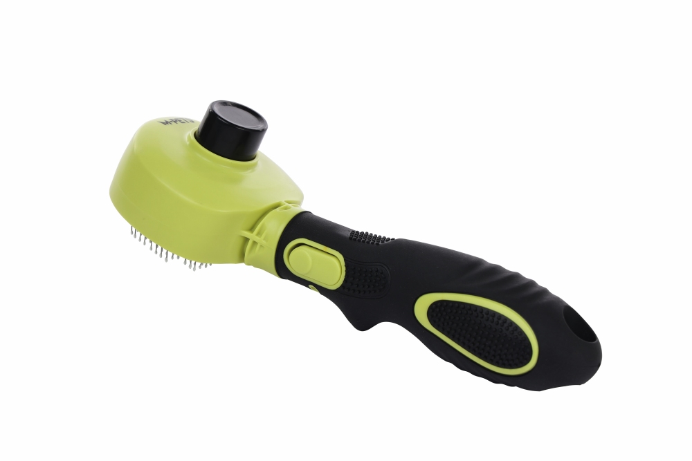 M-Pets Click And Groom Basmalı Masaj Uçlu Fırça 8x6,5x5 cm (S) - 3