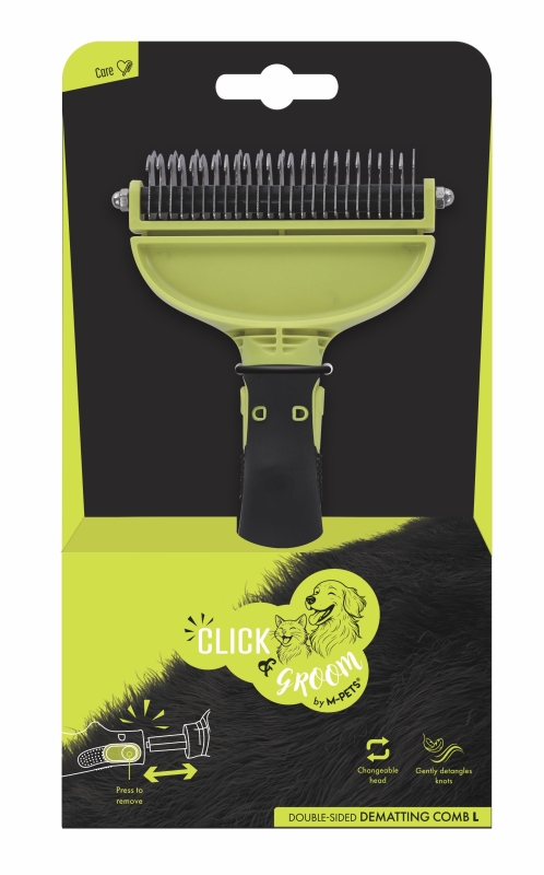 M-Pets Click And Groom Kıtık Açıcı Tarak 13x7x7 cm(L)