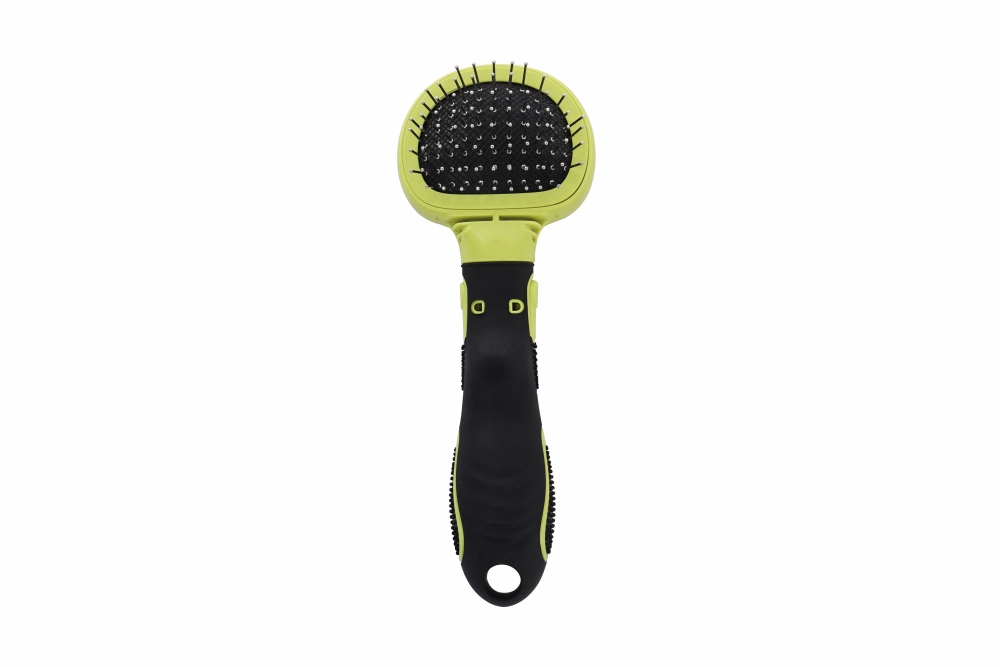 M-Pets Click And Groom Masaj Uçlu Fırça 8x6,5x5 cm (S) - 2