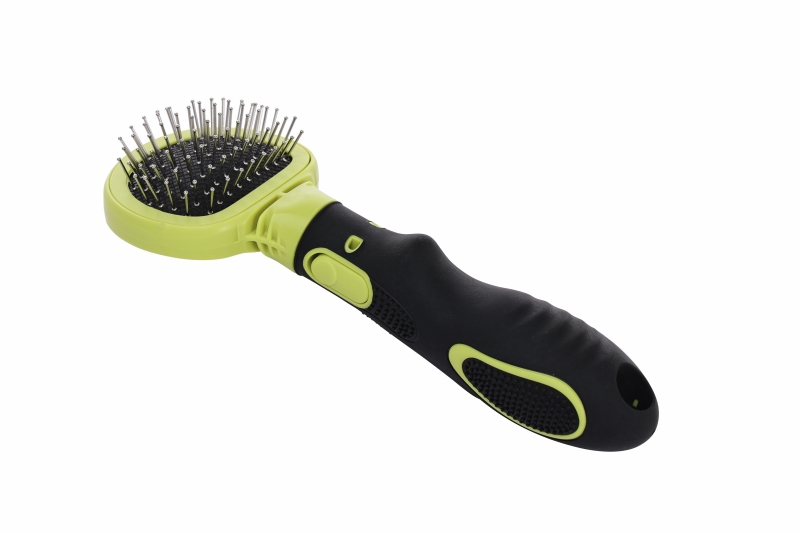 M-Pets Click And Groom Masaj Uçlu Fırça 8x6,5x5 cm (S) - 3