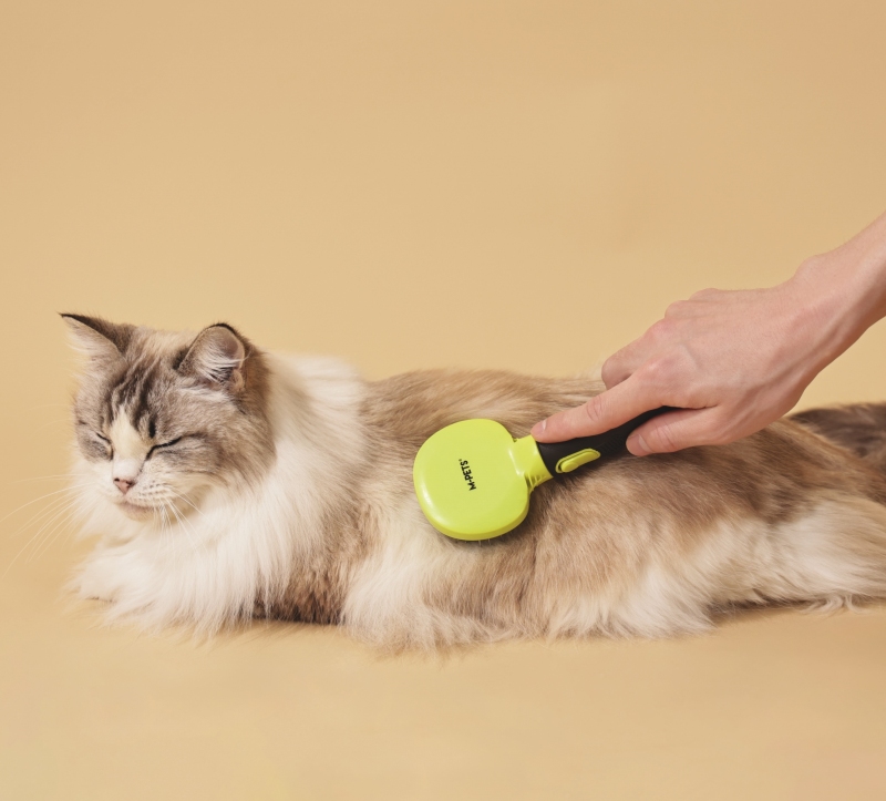 M-Pets Click And Groom Masaj Uçlu Fırça 8x6,5x5 cm (S) - 4