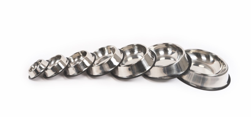 M-Pets Crock Paslanmaz Çelik Mama Kabı 25,5x25,5x5,4 cm (L) - 2