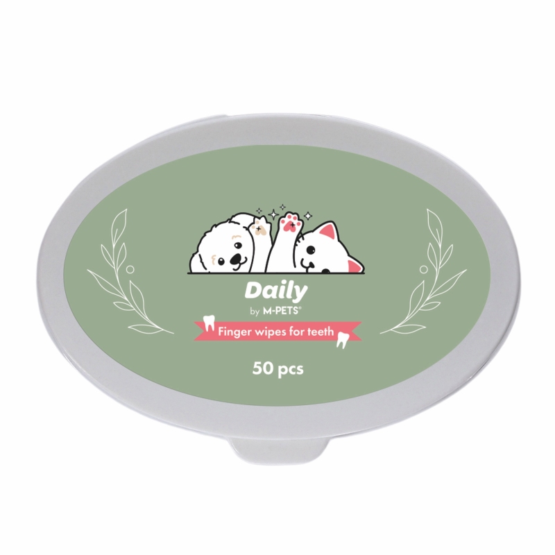 M-Pets Daily Kedi ve Köpek Diş Temizliği Parmak Pedi 50'li - 4