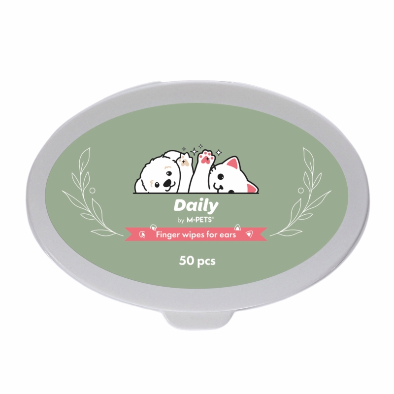 M-Pets Daily Kedi ve Köpek Kulak Temizliği Parmak Pedi 50'li - 4