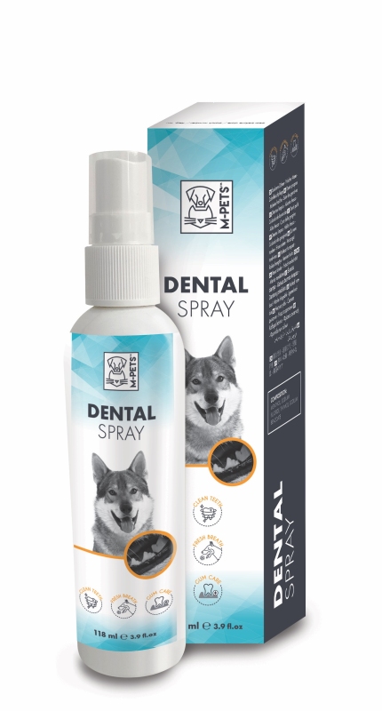 M-Pets Dental Ağız ve Diş Bakım Spreyi 118 ml