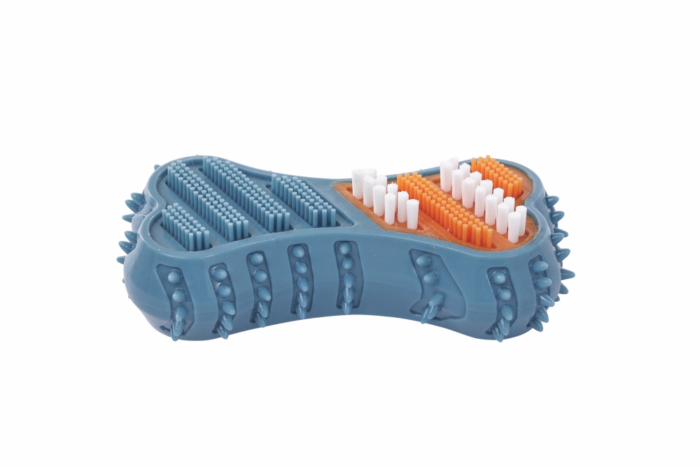 M-Pets Dental Squeaky Bone Diş Fırçalı Köpek Oyuncağı - 4