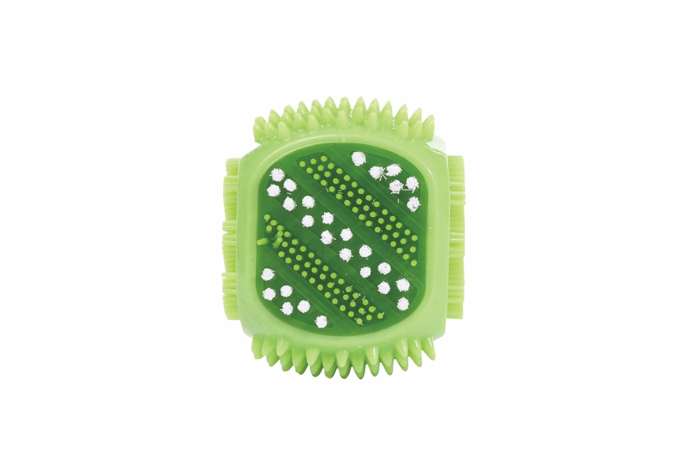 M-Pets Dental Squeaky Cube Diş Fırçalı Köpek Oyuncağı - 3