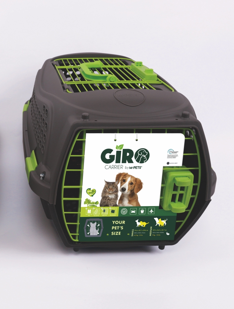 M-Pets Eco Giro Taşıma Çantası (M) Siyah/Yeşil - 1