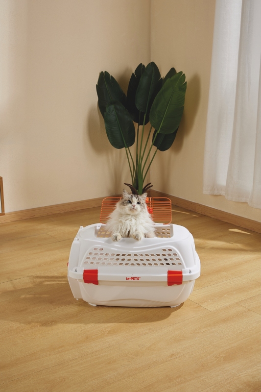 M-Pets Eco Giro Taşıma Çantası (S) Beyaz/Turuncu - 2
