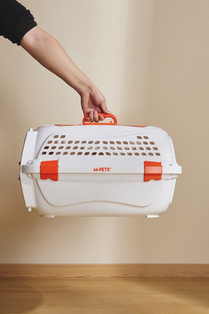 M-Pets Eco Giro Taşıma Çantası (S) Beyaz/Turuncu - 4
