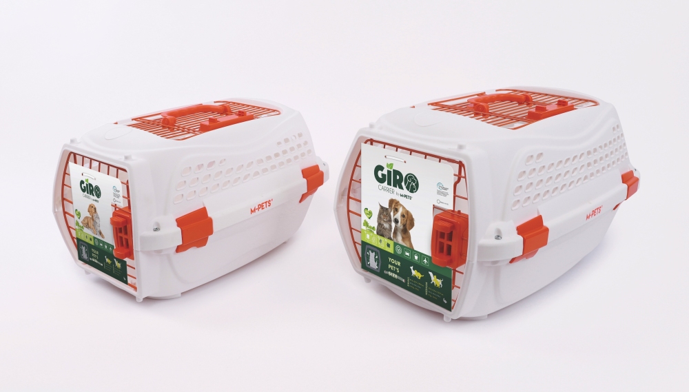 M-Pets Eco Giro Taşıma Çantası (S) Beyaz/Turuncu - 5