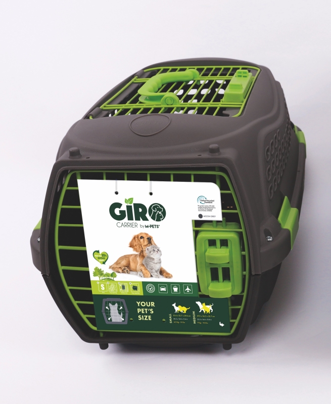 M-Pets Eco Giro Taşıma Çantası (S) Siyah/Yeşil