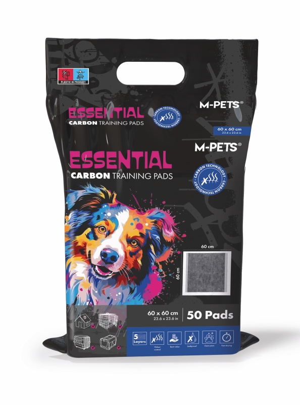 M-Pets Essentıal Carbonlu Çiş Pedi 60x60Cm 50'li