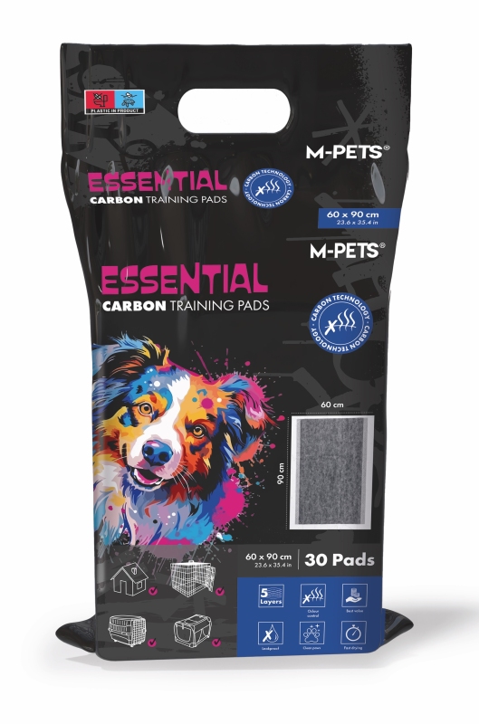 M-Pets Essentıal Carbonlu Çiş Pedi 60x90Cm 30'lu