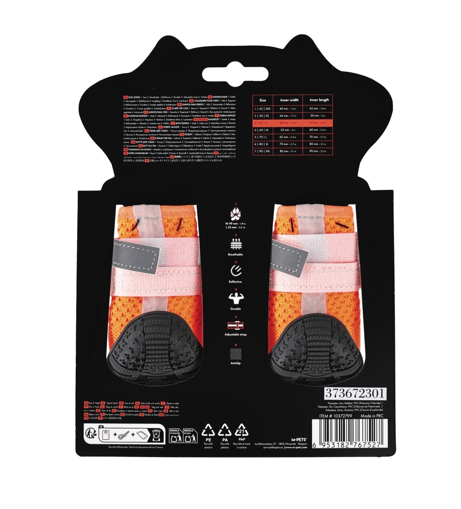 M-Pets Flexi Köpek Ayakkabısı (S) Turuncu - 2