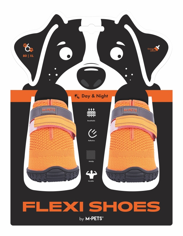 M-Pets Flexi Köpek Ayakkabısı (XL) Turuncu