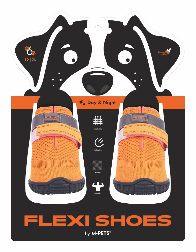 M-Pets Flexi Köpek Ayakkabısı (XL) Turuncu - 1