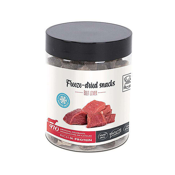 M-Pets Freeze Dried Kurutulmuş Dana Ciğerli Köpek Ödül Maması 50 g - 1