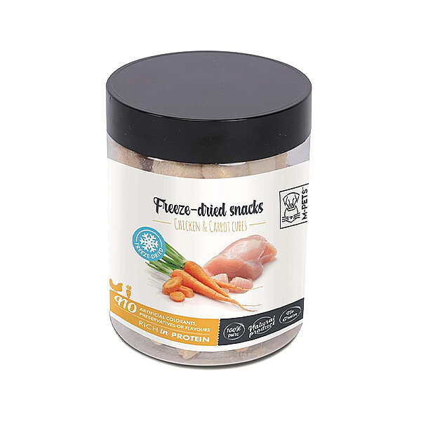 M-Pets Freeze Dried Kurutulmuş Tavuklu ve Havuçlu Köpek Ödül Maması 40 g