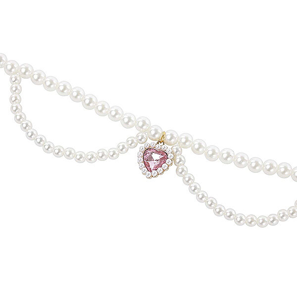 M-Pets Glam Prestige Pembe Kalp Kolyeli Kedi ve Köpek Boyun Aksesuarı (S) - 3