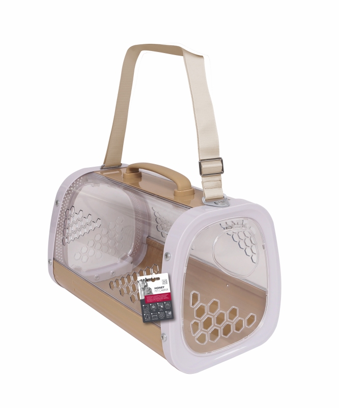 M-Pets Honey Kedi ve Köpek Taşıma Çantası 59x38x35 cm Kahverengi