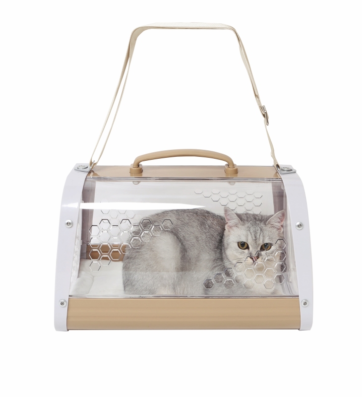 M-Pets Honey Kedi ve Köpek Taşıma Çantası 59x38x35 cm Kahverengi - 3