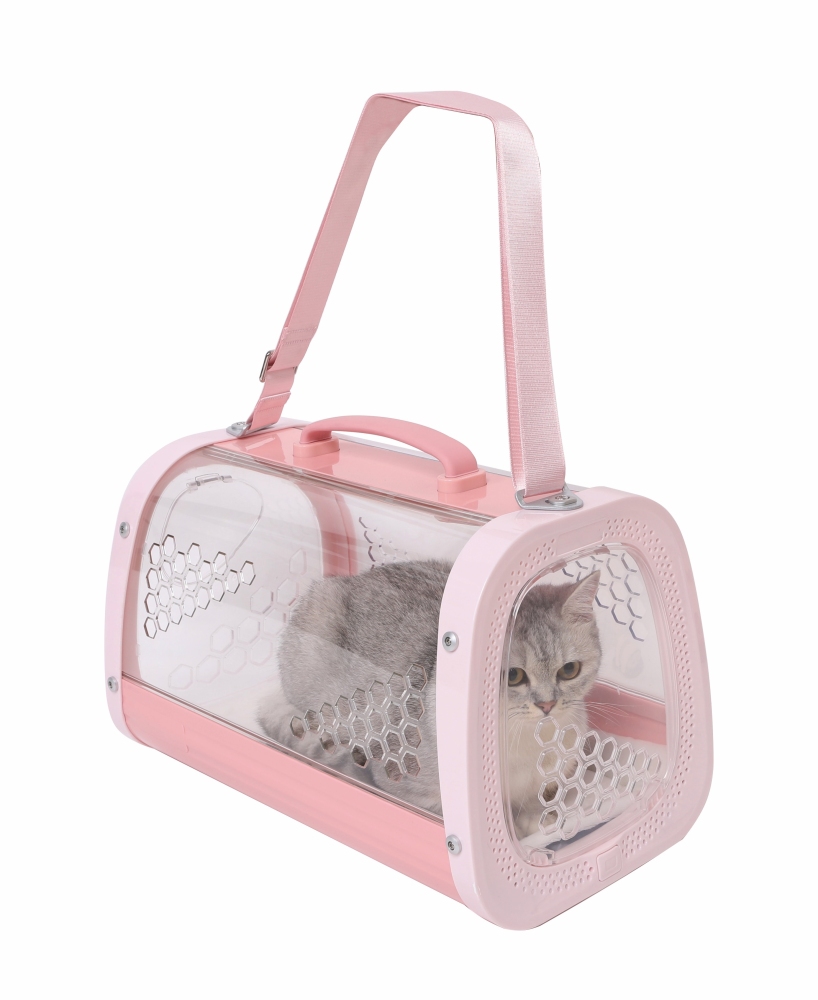 M-Pets Honey Kedi ve Köpek Taşıma Çantası 59x38x35 cm Pembe - 2