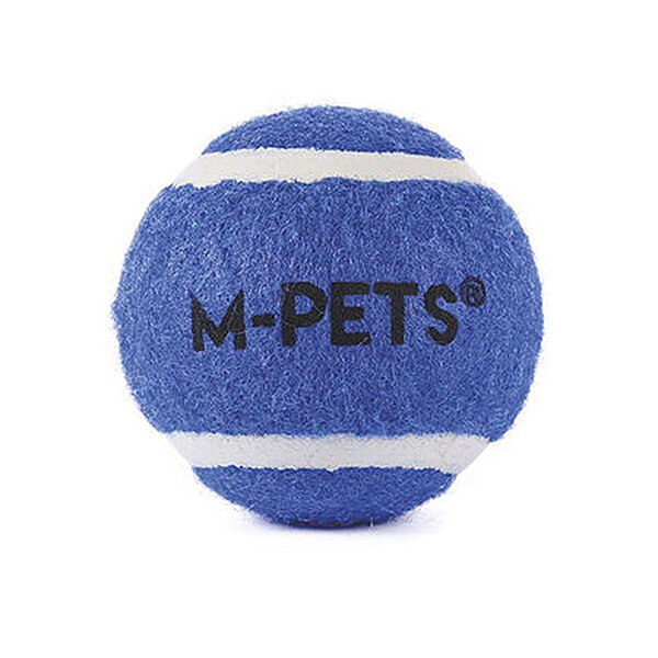 M-Pets Hop Köpek Tenis Topu 6,4 cm (3'lü) (Mavi) - 2
