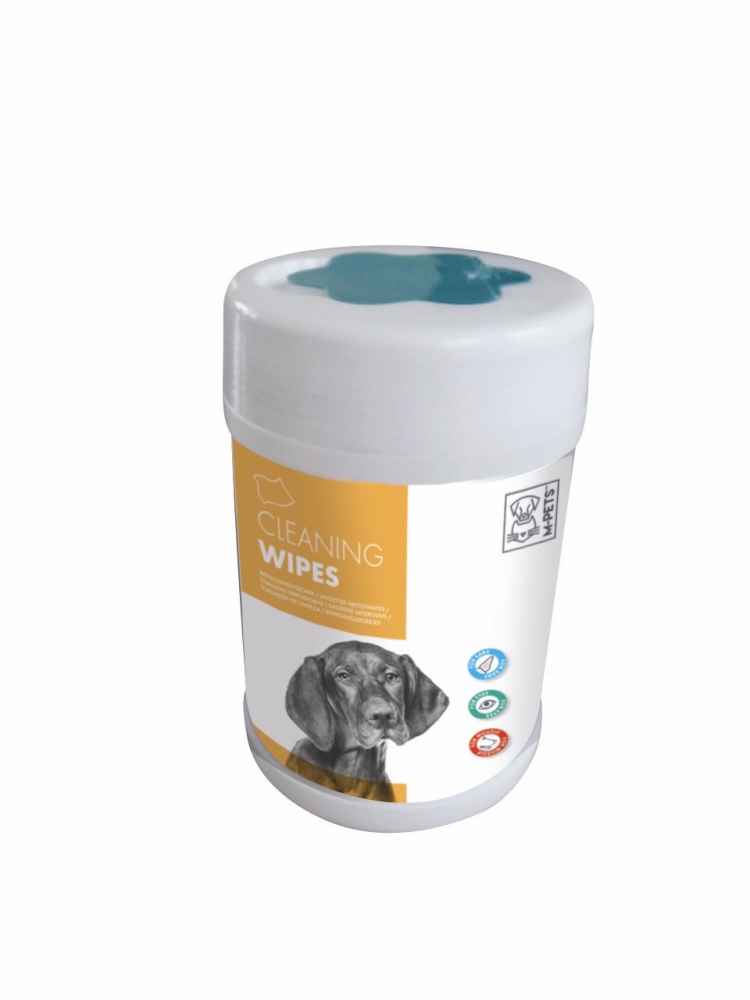 M-Pets Kedi ve Köpek Göz,Kulak ve Burun Temizleme Mendili 80'li - 1