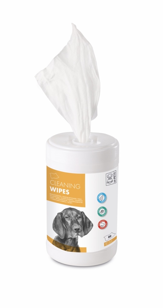 M-Pets Kedi ve Köpek Göz,Kulak ve Burun Temizleme Mendili 80'li - 2