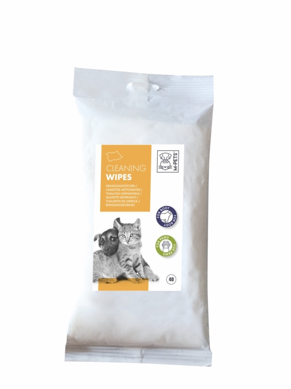 M-Pets Kedi ve Köpek Temizleme Mendili 40'li