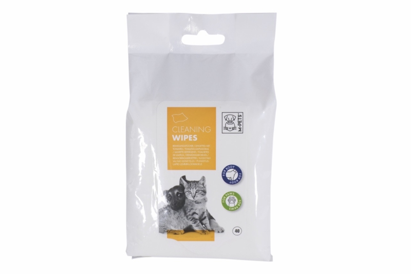 M-Pets Kedi ve Köpek Temizleme Mendili 40'li - 4