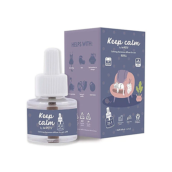 M-Pets Keep Calm Kedi Feromon Difüzörü Yedeği 48 ml