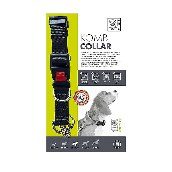 M-Pets Kombi 2'si 1 Arada Köpek Eğitim Tasması (M) - 1