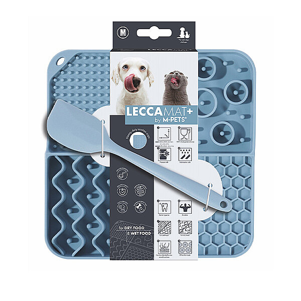 M-Pets Lecca Kaşıklı Sıvı Ödül Matı (M) (Mavi)