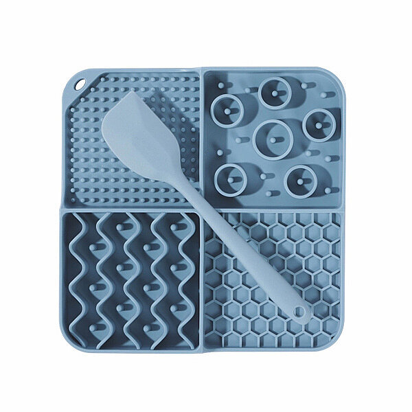 M-Pets Lecca Kaşıklı Sıvı Ödül Matı (M) (Mavi) - 2