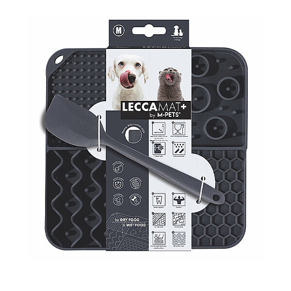 M-Pets Lecca Kaşıklı Sıvı Ödül Matı (M) (Siyah)