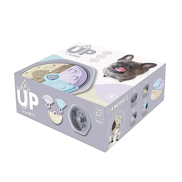 M-Pets Level Up Ayarlanabilir Yavaş Yeme Mama Kabı (S)